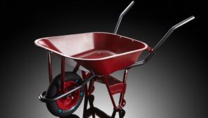 Wheelbarrow - example of tube bending